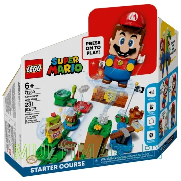 Конструктор LEGO Super Mario 71360 Стартовый набор Приключения вместе с Марио